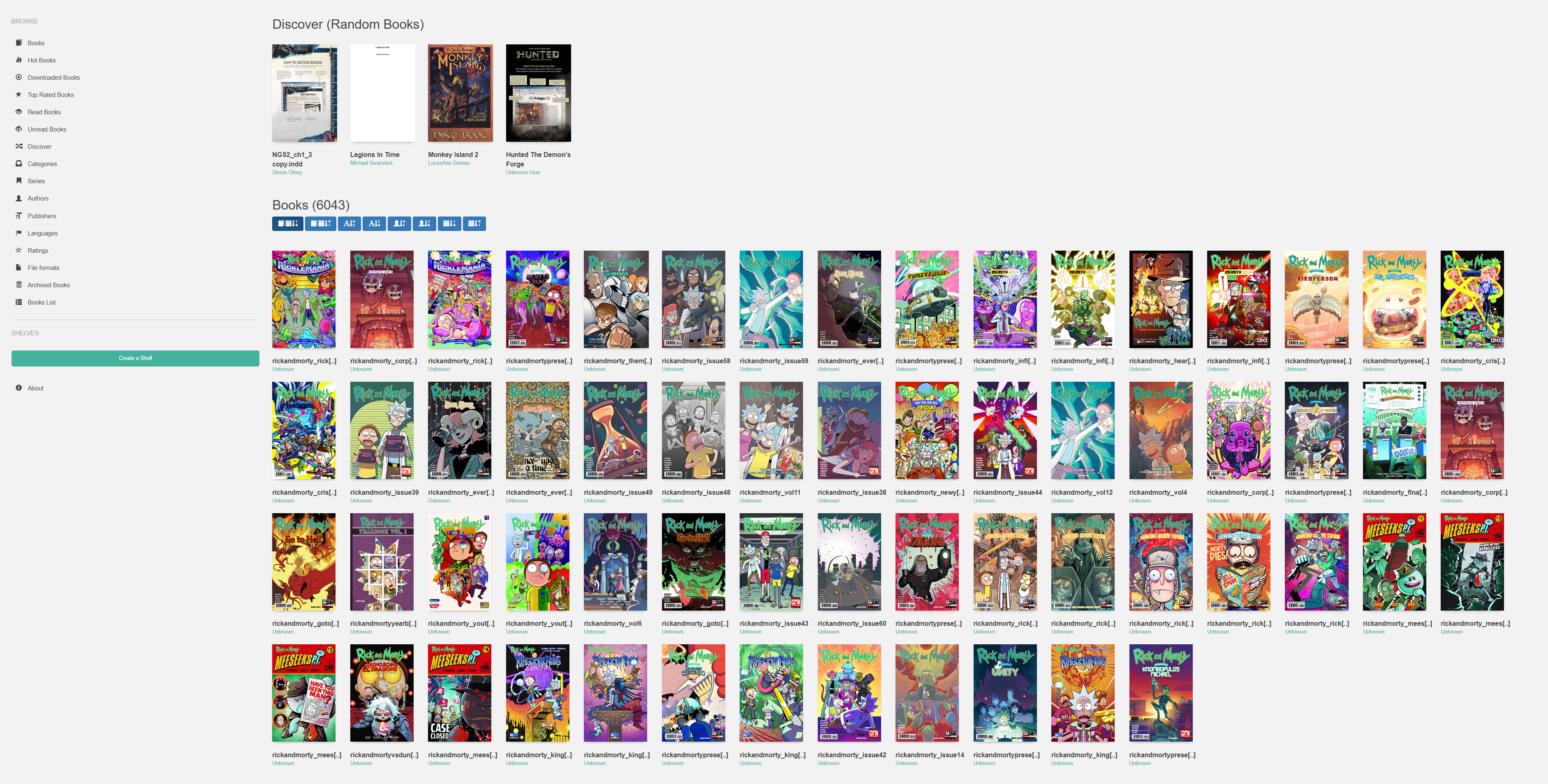 Calibre Web Automated with some e-comics